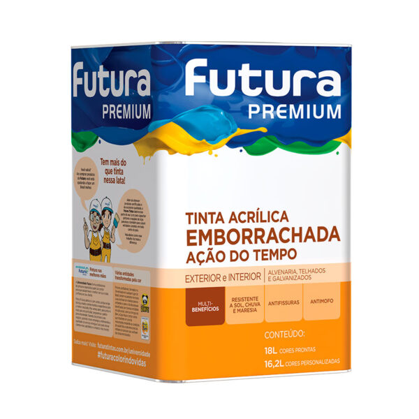 TINTA ACRÍLICA EMBORRACHADA AÇÃO DO TEMPO 3,2L