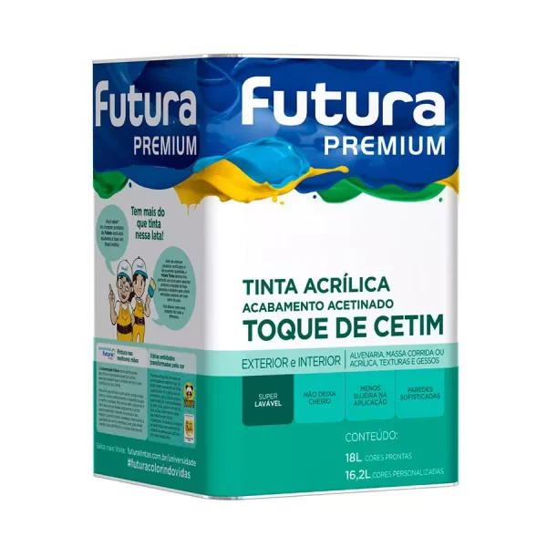 TINTA ACRÍLICA TOQUE DE CETIM ACETINADO C